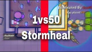 50VS50 clutch but I stormheal... ZombsRoyale