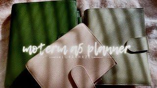 MOTERM OLIVE GREEN LUXE A5 RINGS PLANNER ~#moterm #plannercommunity #planning #planner #unboxing