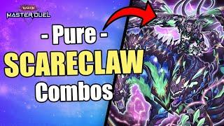 5 MUST KNOW COMBOS!!! | PURE SCARECLAW COMBOS COMBO | Yu-Gi-Oh! Master Duel