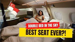 We flew Singapore Airlines SUITES Class TWICE (by total fluke!) | Singapore to Hong Kong