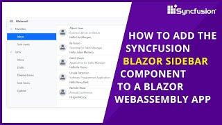 How to Add the Blazor Sidebar Component to a Blazor WebAssembly App