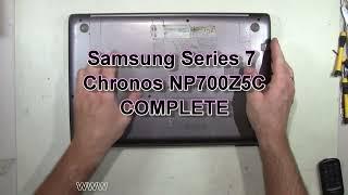 Samsung Series 7 Chronos NP700Z5C How To Complete Take Apart Full Disassembly Nothing Left