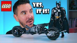 Is it BETTER than the $1500 set? || LEGO 76273 Batman and Batpod Bike