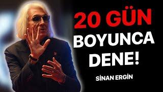 20 GÜN YAPMAYI DENE! Sizi Kendinize Getirecek Motivasyon Konuşması - Sinan Ergin Motivasyon