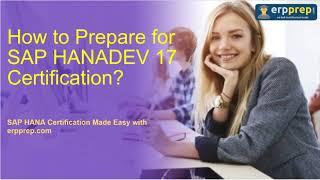 [2021] Latest Questions and Exam Tips for SAP C_HANADEV_17 Certification Exam