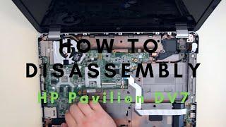 How to assembly and disassembly a HP Pavilion DV7 | Fixing Heating problem | Fan Cleaning |