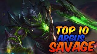 TOP 10 BEST ARGUS SAVAGE | Mobile Legends