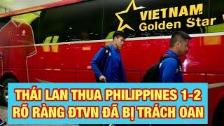 NHÌN THÁI LAN THUA 1-2 ĐẦY KHỔ SỞ TRÊN SÂN CỎ NHÂN TẠO CỦA PHILIPPINES, CÓ PHẢI ĐTVN BỊ TRÁCH OAN?