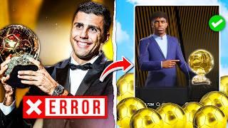 I Installed a REALISTIC Ballon D’or MOD in FC 25 and it was WILD...