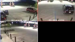 Fire damages vehicle