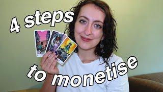 My 4-Step System to Monetise your Tarot Readings