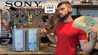 Early 2000's Sony Vaio systems! Teardown and test.