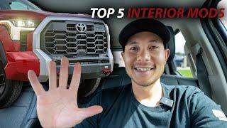 Upgrade Your Toyota Tundra Interior with These Top 5 Mods!