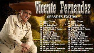 VICENTE FERNANDEZ MEJORES CANCIONES   VICENTE FERNANDEZ 20 GRANDES ÉXITOS MIX