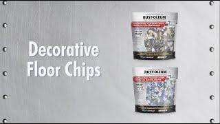 How to Apply Rust Oleum Decorative Chips | Concrete Garage Floor Coating | Optional Step