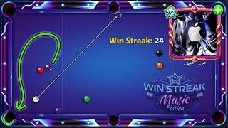 Breaking 24 Winstreak of this SERIAL HACKER in 8 Ball Pool - Music Edition Winstreak - Gaming With K