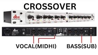 Dbx 234xs Crossover Sound system - Bass and Vocal