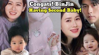 HYUN BIN AND SON YE JIN FINALLY HAVE A DAUGHTER! BABY ALKONG WAS SO HAPPY TO SEE HER!