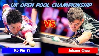 HIGHLIGHTS | Ko Pin Yi vs Johann Chua | 2024 UK Open #highlightbilliardstv #9ball #ukopen