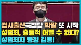 검사출신 정치인, '성범죄는 충동적이라 어쩔 수 없다'? ㄷㄷ.. 검사 출신은 다 이런가?