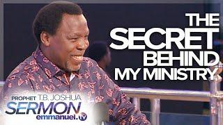 Acknowledge God' the Secret Behind My Ministry!!!  TB Joshua