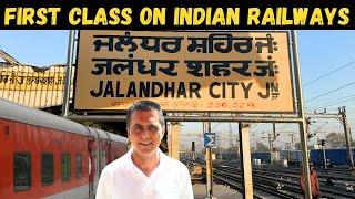 INDIAN TRAIN JOURNEY FIRST CLASS TRAVEL BAREILLY TO JALANDHAR ON INDIAN RAILWAYS OVERNIGHT JOURNEY