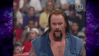 Kane Chokeslams The Undertaker Through The Ring 08/14/00