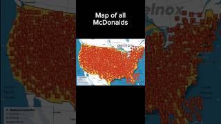 Map of all McDonalds