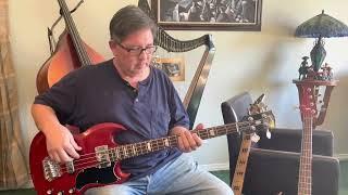 JD with Pinckney Custom Shop demos a 2018 Gibson SG Standard Bass