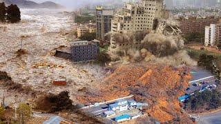 Strongest earthquake in 2024! Tsunami waves hit the coast of Japan!