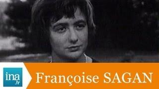 Françoise Sagan dans 5 Colonnes à la Une - Archive INA