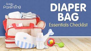 Diaper Bag Essentials Checklist -  All That You Need to Pack