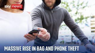 Over 70,000 victims of bag and phone theft on streets of England and Wales