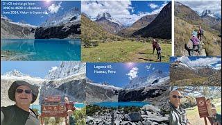 Laguna 69, Lake 69, elev. 4600 m; the most scenic lake in Huascaran National Park, Peru