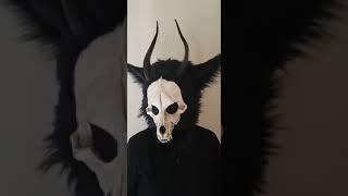 Finished Werewolf Wendigo Skull Creature Fursuit Mask