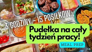 WIELKI meal prep! | pudełka do pracy na 5 dni | wegetariańskie