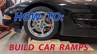 HOW TO BUILD WOOD CAR RAMPS