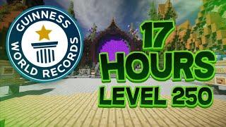 Setting the World Record for Fastest Level 250 on Hypixel