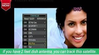 Nilesat at 7w ku band satellite complete dish antenna setting