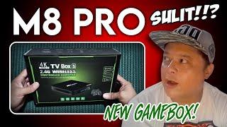 NEW M8 PRO GAMEBOX - SULIT NA SULIT! - REVIEW AND UNBOXING!