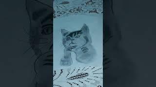 Cute Cat #drawing #hindi #short