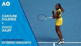 Caroline Dolehide v Coco Gauff Extended Highlights | Australian Open 2024 Second Round