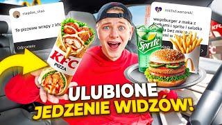 TESTUJĘ ULUBIONE JEDZENIE WIDZÓW Z FAST FOODÓW  #2  | Dominik Rupiński