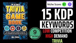 15 Profitable Amazon KDP Keywords Trivia