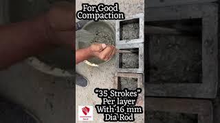 Concrete Strength Test - Sampling, Curing & Testing Standard Procedure - Construction Guruji #Short