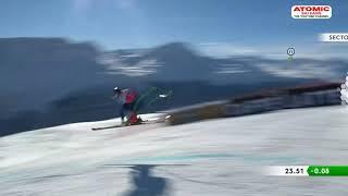 Sofia Goggia  - St Moritz women's downhill - 2nd place run, Dec 9, 2023 #sheskis @atomic