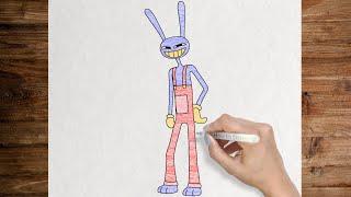 How to draw Jax | Amazing Digital Circus