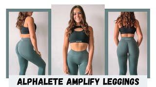 ALPHALETE AMPLIFY LEGGINGS | Review & Try On *honest