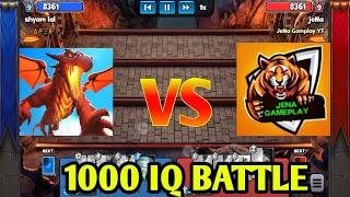 1000 IQ BATTLE AGAINST JENA GAMING  | Castle crush gameplay #jenagameplay