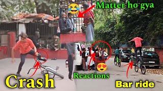 Bmx cycle stunts | cycle stunt drop crashed | @mtbpytho